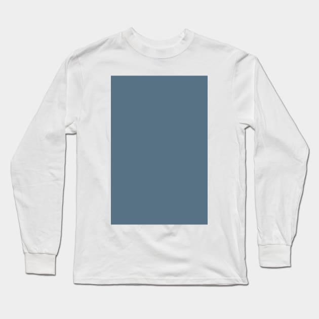 NEW YORK FASHION WEEK 2019- 2020 AUTUMN WINTER BLUESTONE Long Sleeve T-Shirt by colorsandpatterns